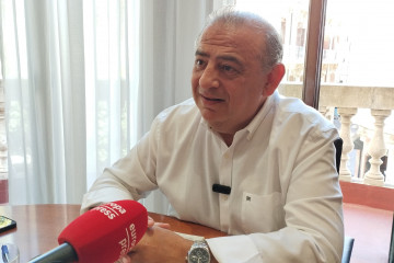 El delegado del Gobierno en Baleares, Alfonso Rodríguez, durante una entrevista con Europa Press en la sede de la Delegación del Gobierno, en Palma, a 5 de agosto de 2025.