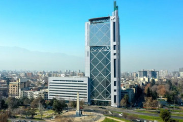 Archivo - Edificio corporativo de Telefónica Chile