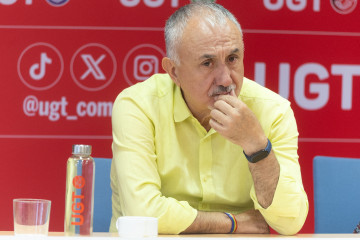 El secretario general de UGT, Pepe Álvarez