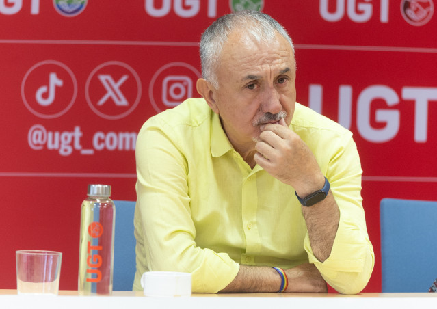 El secretario general de UGT, Pepe Álvarez