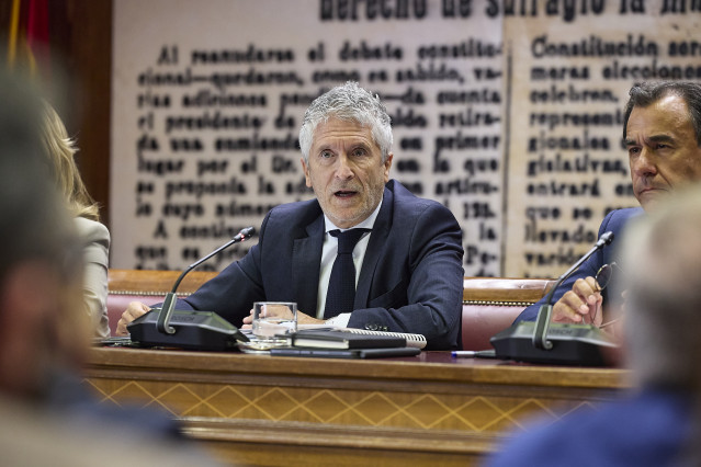 El ministro del Interior, Fernando Grande-Marlaska, comparece en el Senado para explicar las medidas contra los incendios forestales