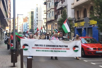 Logroño clama por el fin genocidio, la hambruna o los ataques a la prensa en Gaza y contra el silencio institucional