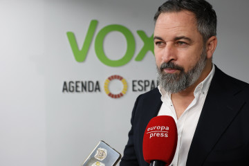 Archivo - El líder de VOX, Santiago Abascal