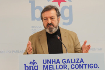 Archivo - El viceportavoz parlamentario del BNG, Luis Bará.