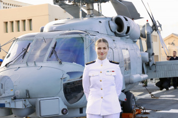 Archivo - La Princesa Leonor, durante su formación militar naval en La Armada