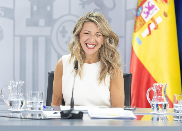 Archivo - La vicepresidenta segunda y ministra de Trabajo y Economía Social, Yolanda Díaz