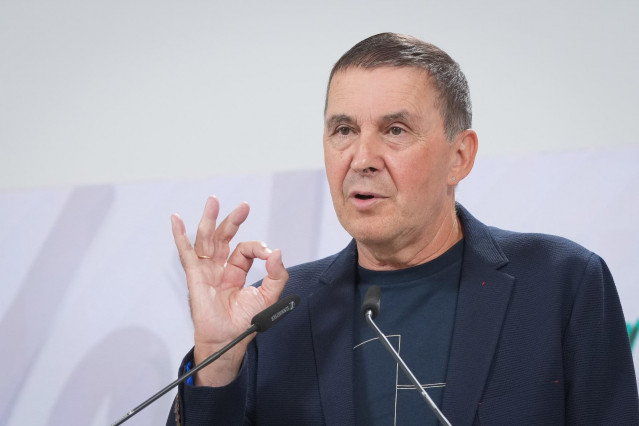 Arnaldo Otegi en San Sebastián.