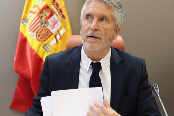 El ministro del Interior, Fernando Grande-Marlaska, presenta el balance provisional de la siniestralidad vial registrado en las carreteras españolas durante los pasados meses de julio y agosto de 202