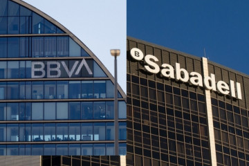 Sedes de BBVA y Sabadell.