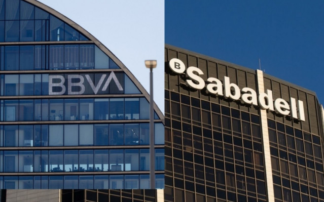 Sedes de BBVA y Sabadell.