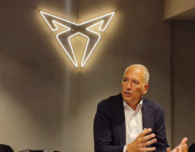 El ceo interino de Seat y Cupra, Markus Haupt, durante el IAA Mobility 2025.