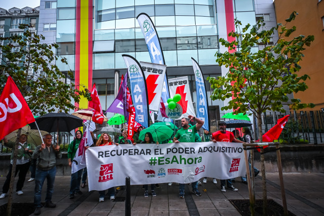 Manifestación de los docentes