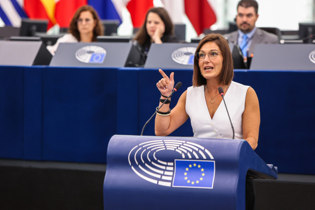 La eurodiputada del PNV, Oihane Agirregoitia.