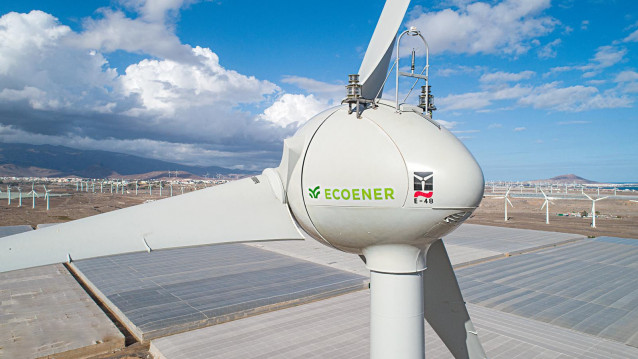 Archivo - Generador eólico de Ecoener