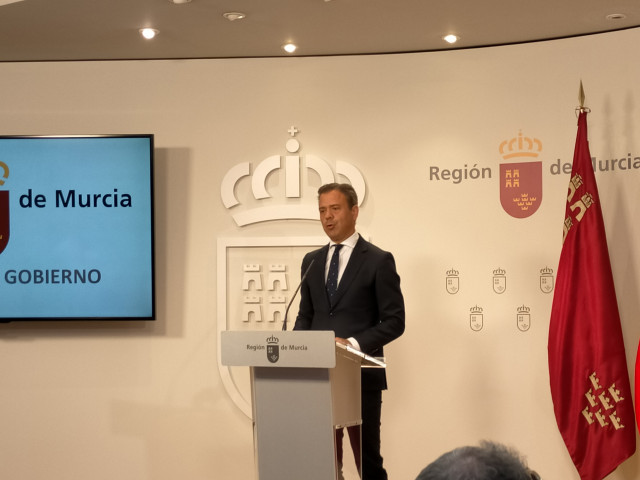 Archivo - El portavoz del Gobierno regional, Marcos Ortuño