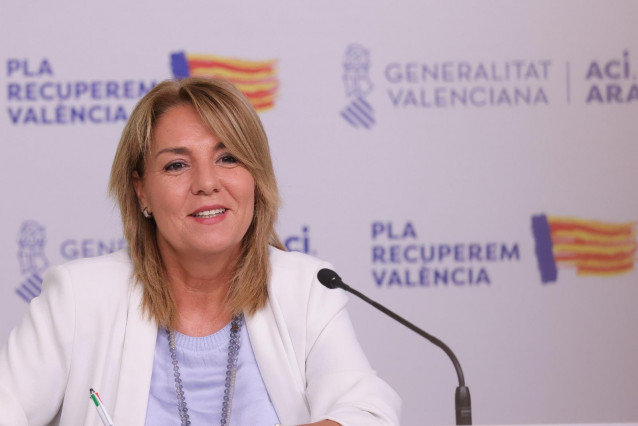 La vicepresidenta primera y consellera de Servicios Sociales, Igualdad y Vivienda, Susana Camarero