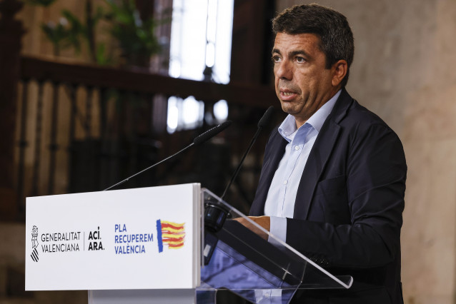 El president de la Generalitat, Carlos Mazón
