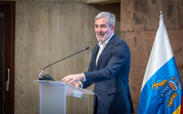 El presidente de Canarias, Fernando Clavijo