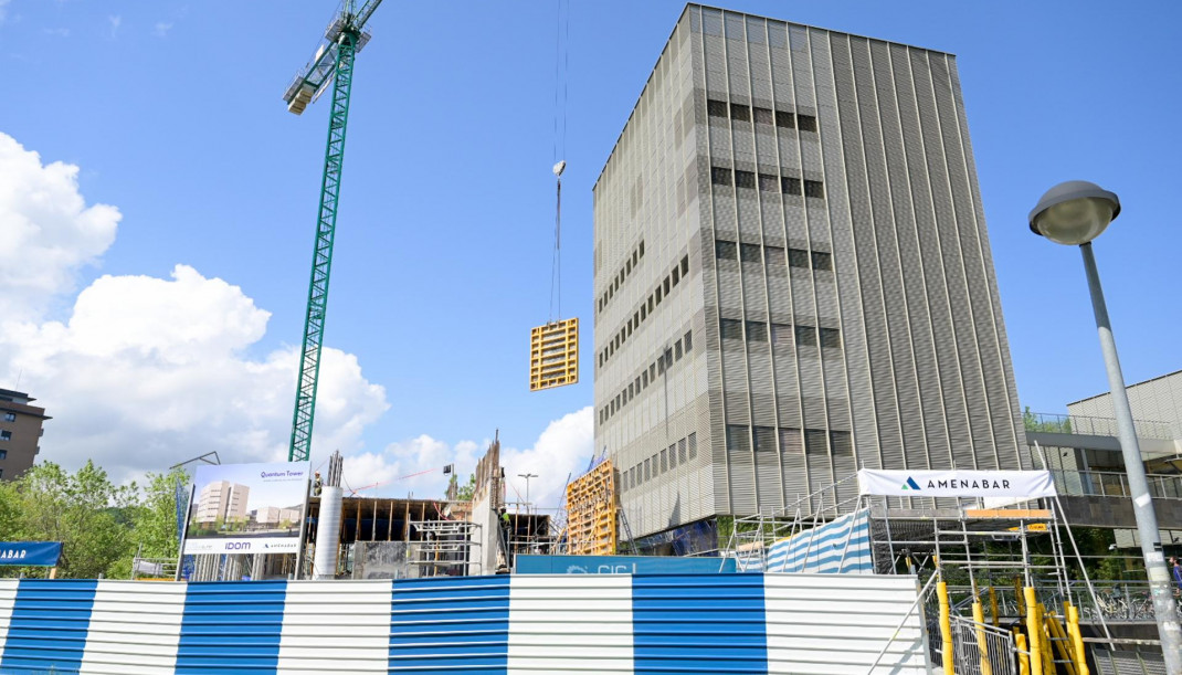 Archivo - Exterior de la Torre Cuántica, en CIC nanoGUNE, a 7 de mayo de 2025, en San Sebastián