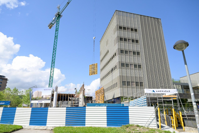 Archivo - Exterior de la Torre Cuántica, en CIC nanoGUNE, a 7 de mayo de 2025, en San Sebastián