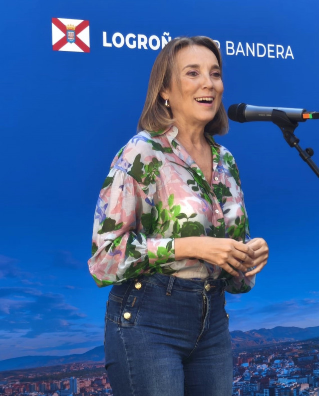 Cuca Gamarra, hoy en Logroño