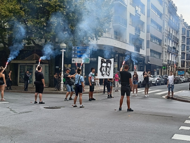 Manifestación de Ernai en San Sebastián