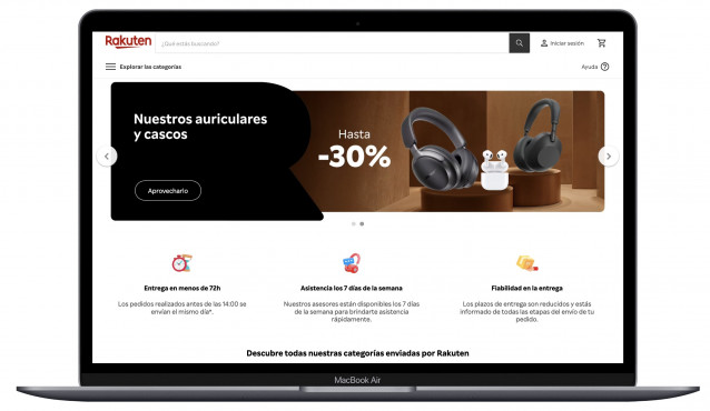 Rakuten lanza su plataforma de comercio electrónico en España para su expansión en Europa
