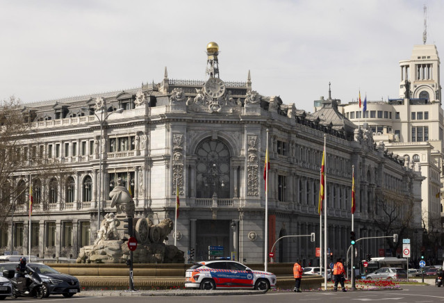 Archivo - Fachada del Banco de España.