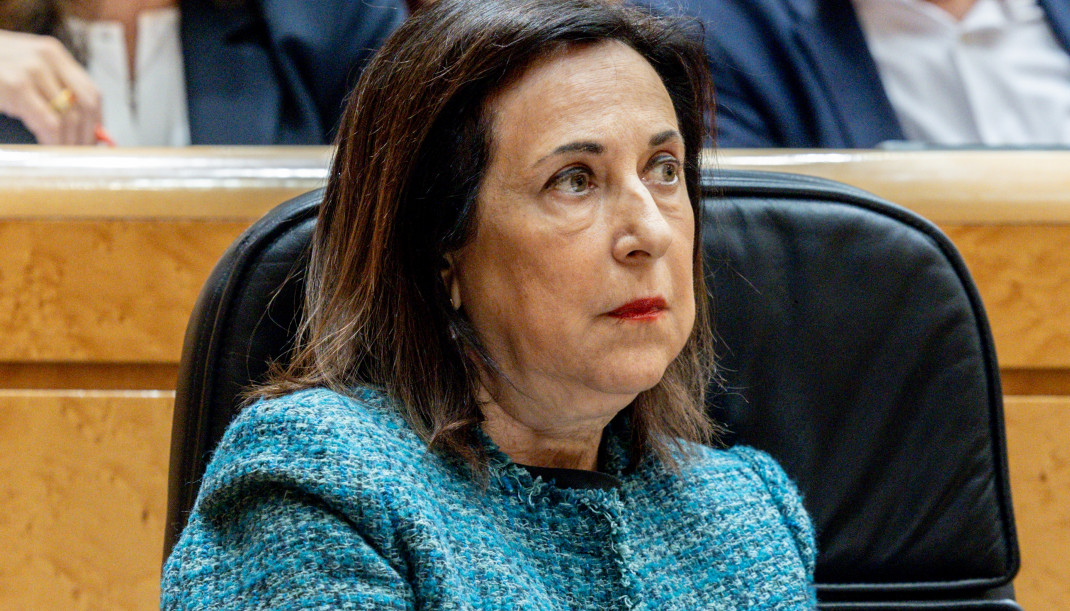 Archivo - La ministra de Defensa, Margarita Robles, durante una sesión de control al Gobierno, en el Senado.