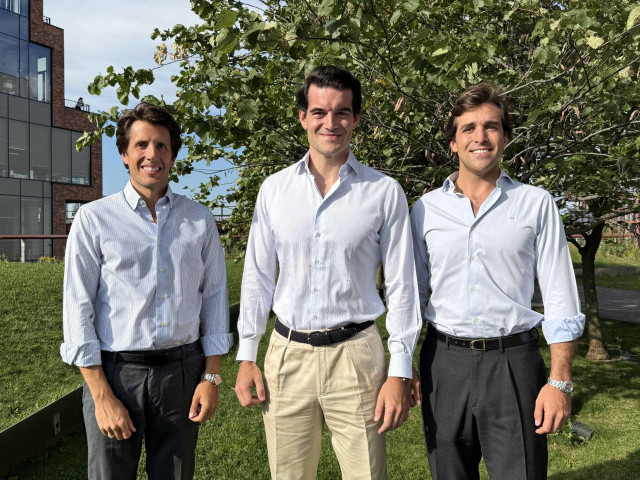 Javier Garay, Kevin de Patoul y Jorge Schnura.