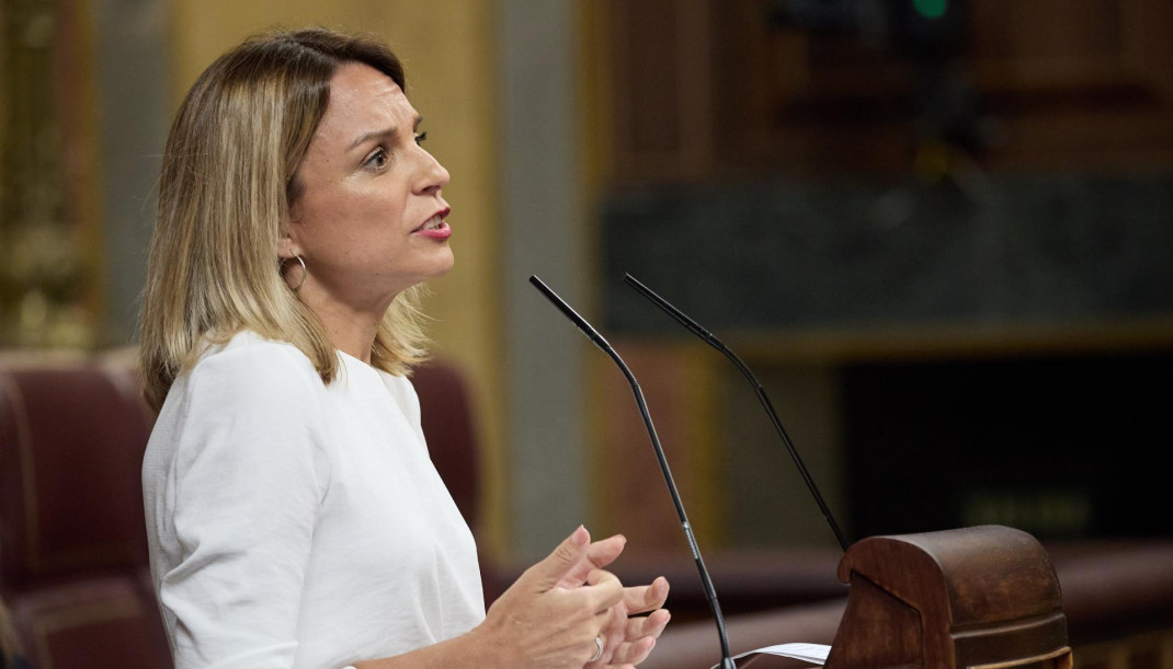 Archivo - La diputada de Podemos Noemí Santana durante una sesión plenaria, en el Congreso de los Diputados