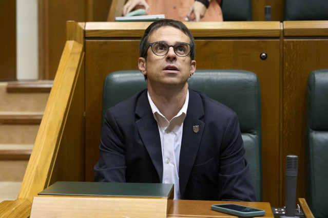 El portavoz de EH Bildu en el Parlamento Vasco, Pello Otxandiano