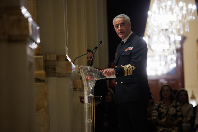 Archivo - El almirante Jefe de Estado Mayor de la Armada (AJEMA), Antonio Piñeiro.