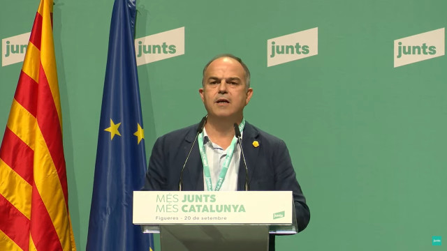 Turull durante su discurso