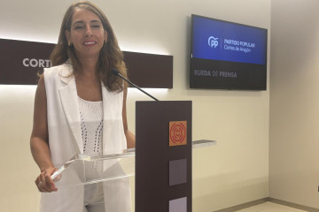 La portavoz adjunta del PP de las Cortes de Aragón, María Navarro.