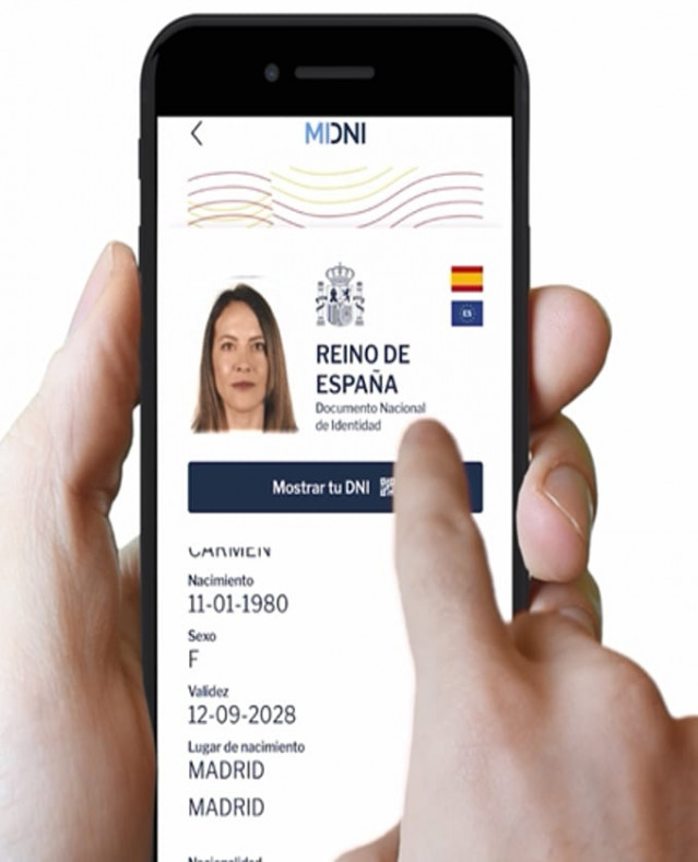 Archivo - El nuevo DNI digital.