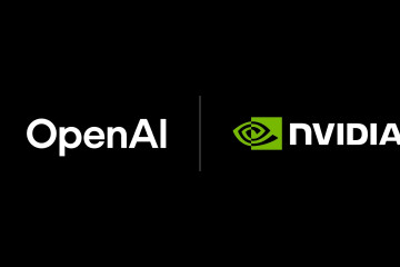 Logos de OpenAI y Nvidia.