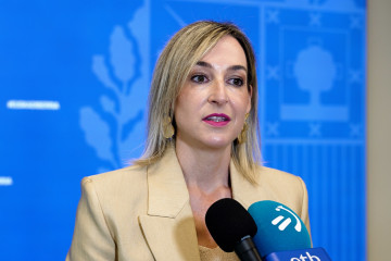Archivo - La portavoz del Gobierno Vasco, Maria Ubarretxena