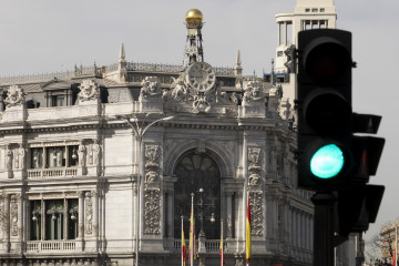 Archivo - Fachada del Banco de España, a 1 de abril de 2025, en Madrid (España).