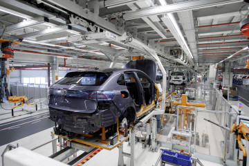 Archivo - Planta de Volkswagen en Landaben (Navarra).