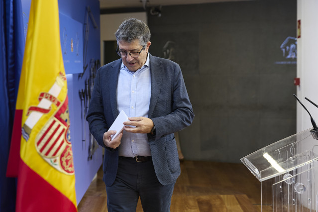 El portavoz del PSOE en el Congreso, Patxi López.