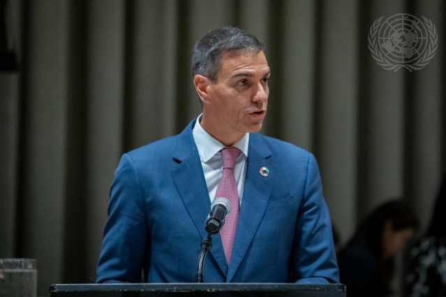 El presidente del Gobierno, Pedro Sánchez