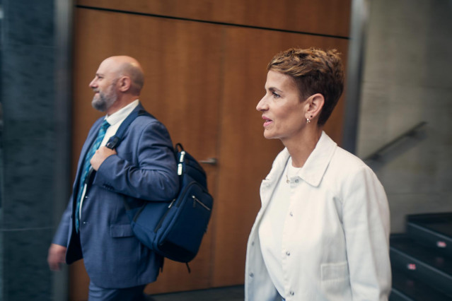 Archivo - La presidenta del Gobierno de Navarra y secretaria general del PSN-PSOE, María Chivite.