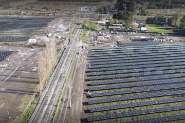 Archivo - Parque fotovoltaico Renaico de Enerside en Chile.