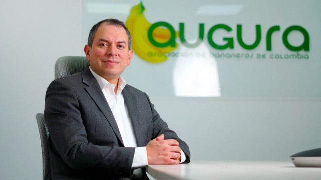 Archivo - El presidente de la Asociación de Bananeros de Colombia, Emerson Aguirre.