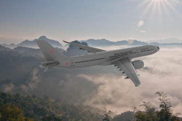 Airbus A330 MRTT+ de la fuerza aérea tailandesa.