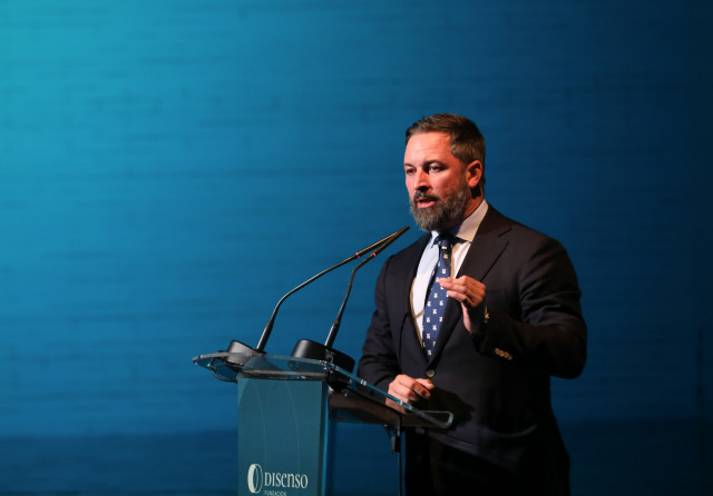 Archivo - El presidente de Vox y de la Fundación Disenso, Santiago Abascal