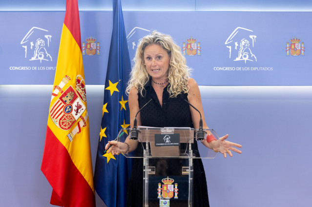 Archivo - La secretaria general del Grupo Socialista en el Congreso, Montse Mínguez.