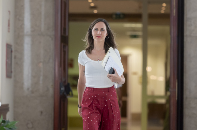 La portavoz de Podemos en el Congreso, Ione Belarra.