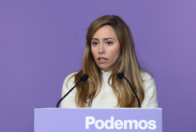 Archivo - La coordinadora autonómica de Podemos, María Teresa Pérez, en una imagen de archivo